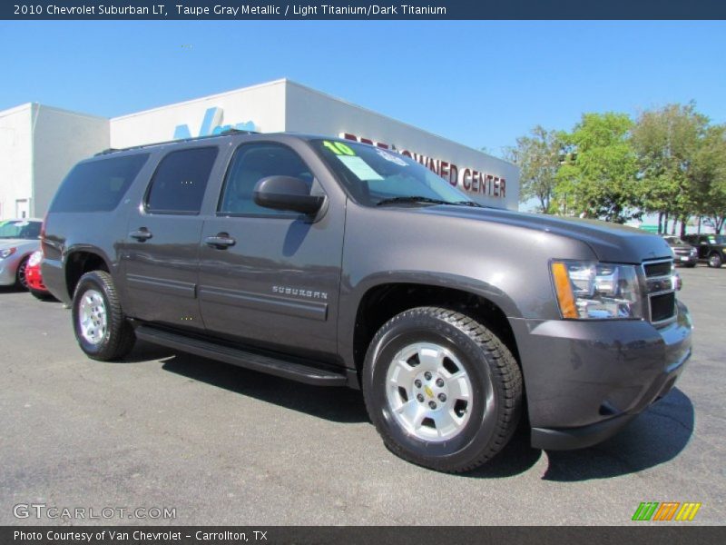 Taupe Gray Metallic / Light Titanium/Dark Titanium 2010 Chevrolet Suburban LT