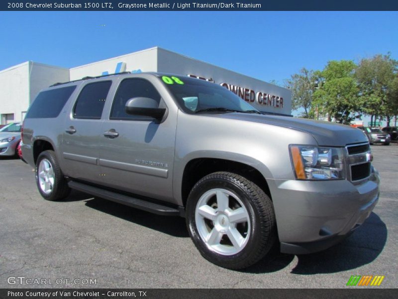 Graystone Metallic / Light Titanium/Dark Titanium 2008 Chevrolet Suburban 1500 LTZ