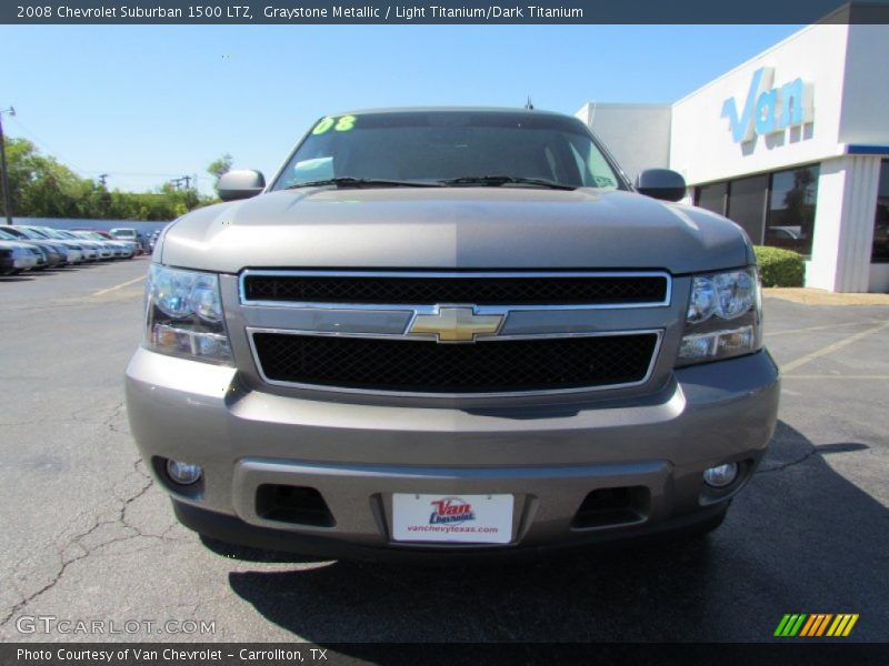Graystone Metallic / Light Titanium/Dark Titanium 2008 Chevrolet Suburban 1500 LTZ