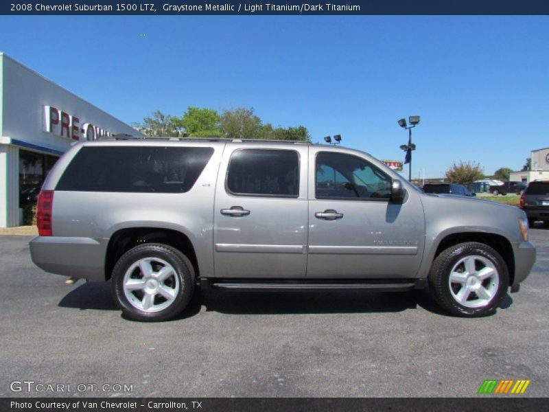 Graystone Metallic / Light Titanium/Dark Titanium 2008 Chevrolet Suburban 1500 LTZ