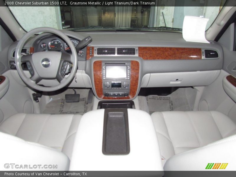 Graystone Metallic / Light Titanium/Dark Titanium 2008 Chevrolet Suburban 1500 LTZ