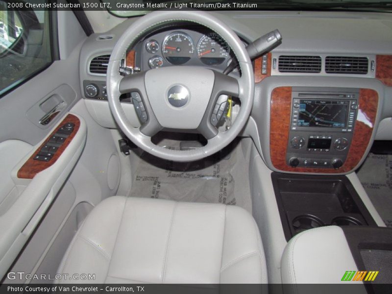 Graystone Metallic / Light Titanium/Dark Titanium 2008 Chevrolet Suburban 1500 LTZ