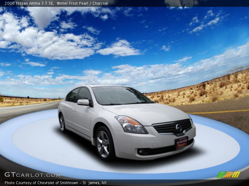 Winter Frost Pearl / Charcoal 2008 Nissan Altima 3.5 SE