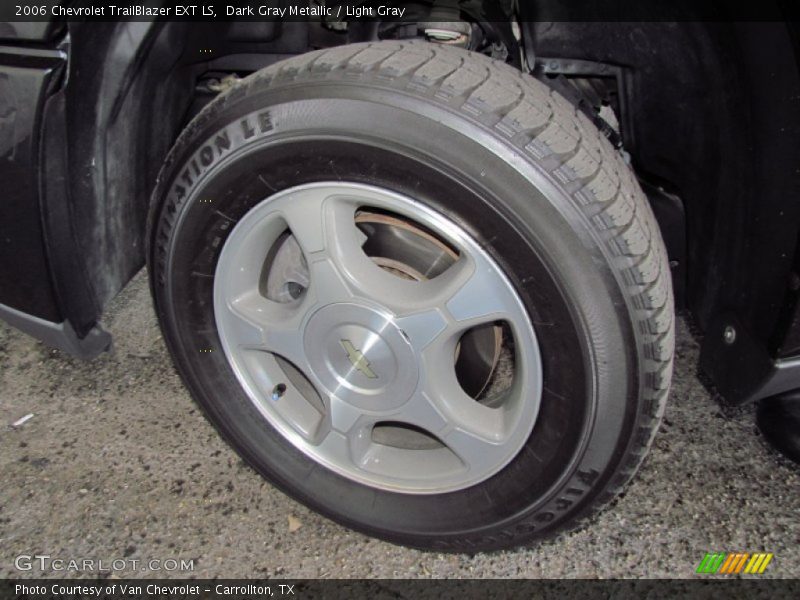 Dark Gray Metallic / Light Gray 2006 Chevrolet TrailBlazer EXT LS