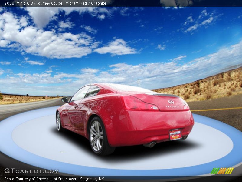 Vibrant Red / Graphite 2008 Infiniti G 37 Journey Coupe