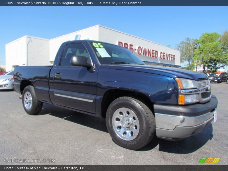 Dark Blue Metallic / Dark Charcoal 2005 Chevrolet Silverado 1500 LS Regular Cab