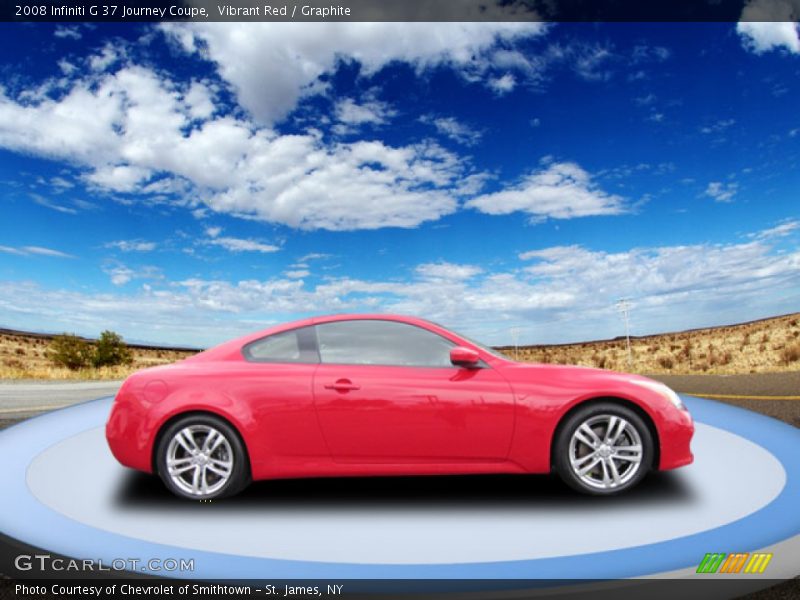 Vibrant Red / Graphite 2008 Infiniti G 37 Journey Coupe