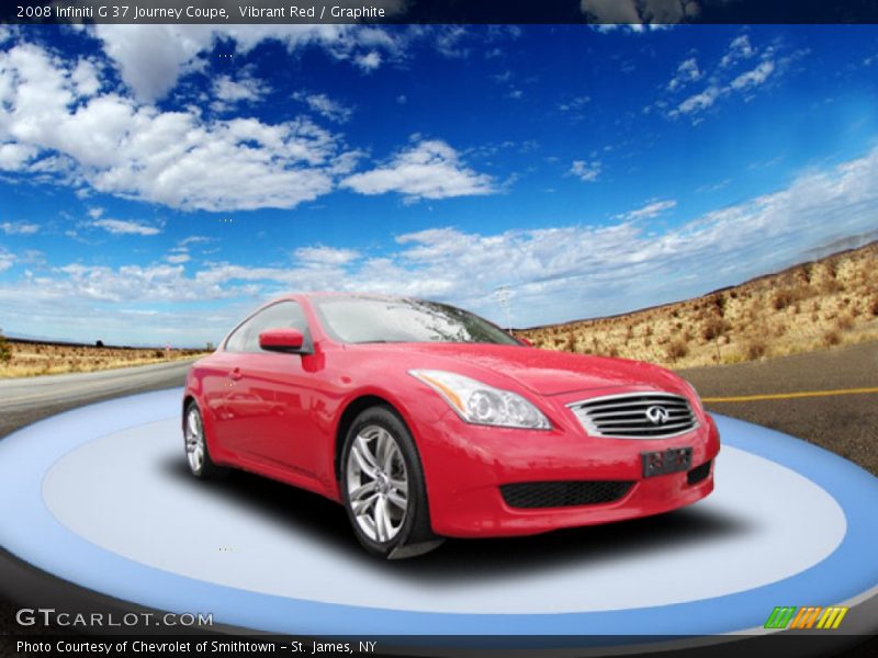Vibrant Red / Graphite 2008 Infiniti G 37 Journey Coupe