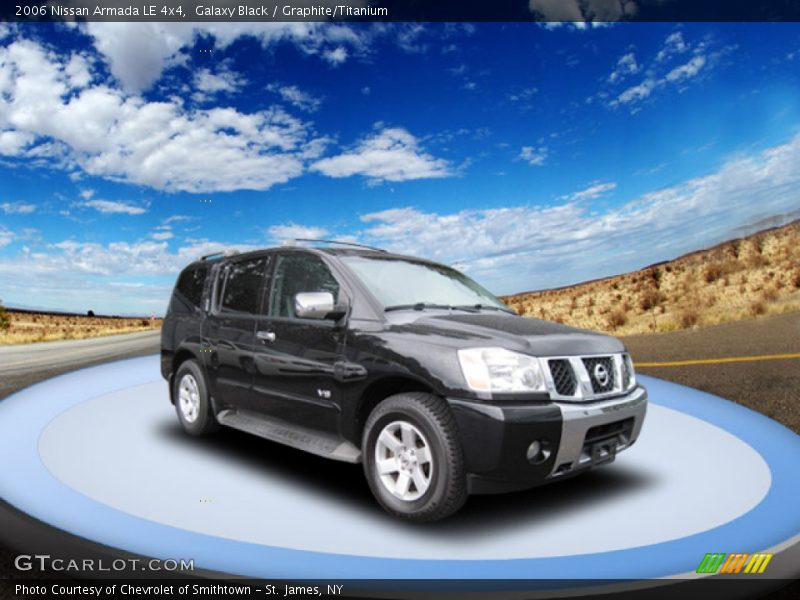 Galaxy Black / Graphite/Titanium 2006 Nissan Armada LE 4x4