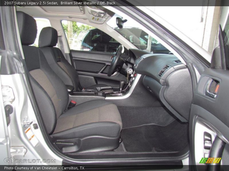 Brilliant Silver Metallic / Off-Black 2007 Subaru Legacy 2.5i Sedan