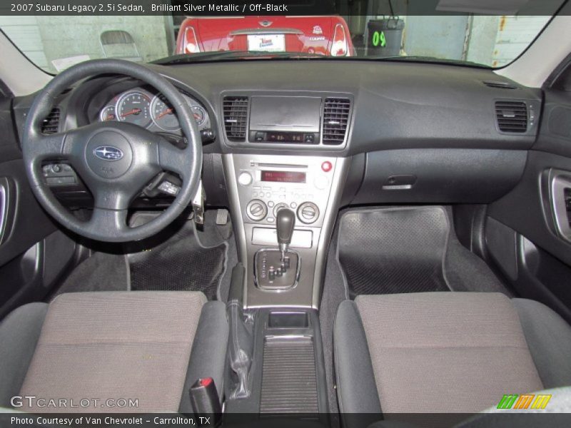 Brilliant Silver Metallic / Off-Black 2007 Subaru Legacy 2.5i Sedan