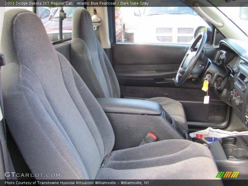 Atlantic Blue Pearlcoat / Dark Slate Gray 2003 Dodge Dakota SXT Regular Cab