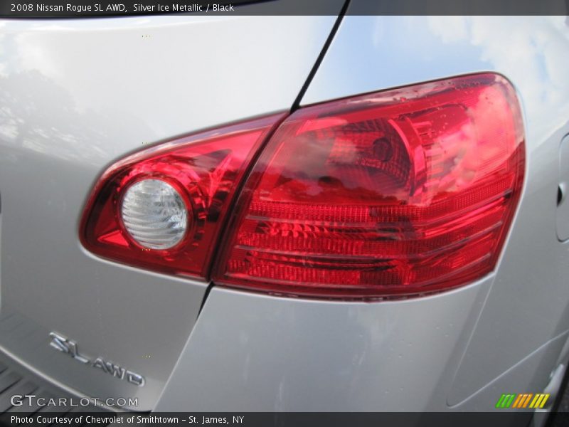 Silver Ice Metallic / Black 2008 Nissan Rogue SL AWD