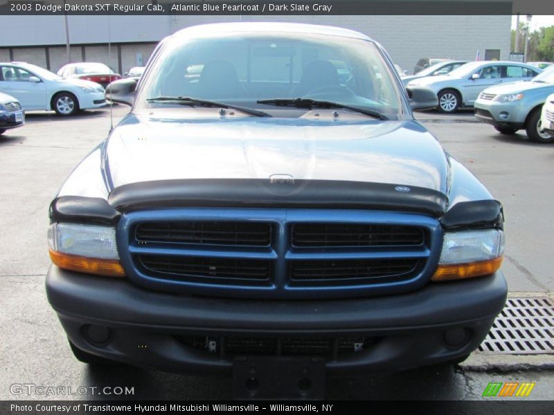 Atlantic Blue Pearlcoat / Dark Slate Gray 2003 Dodge Dakota SXT Regular Cab