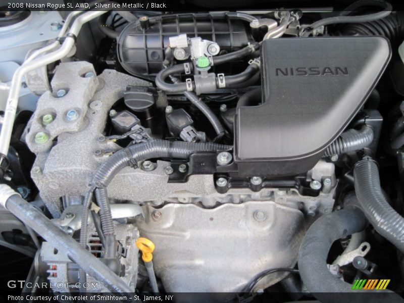 Silver Ice Metallic / Black 2008 Nissan Rogue SL AWD