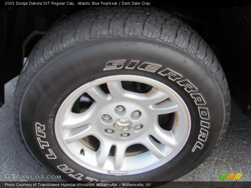 Atlantic Blue Pearlcoat / Dark Slate Gray 2003 Dodge Dakota SXT Regular Cab
