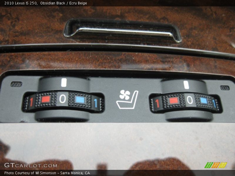 Controls of 2010 IS 250
