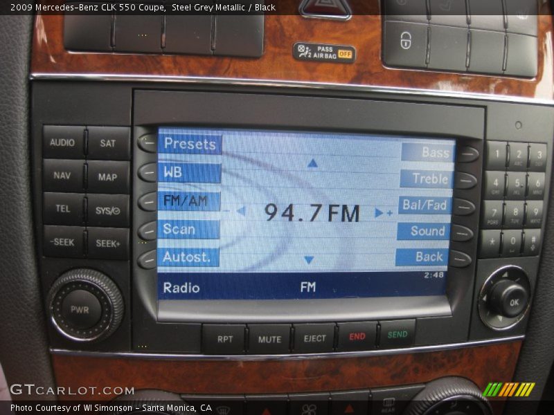 Audio System of 2009 CLK 550 Coupe