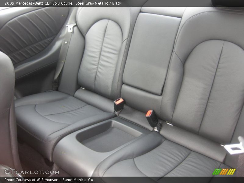  2009 CLK 550 Coupe Black Interior