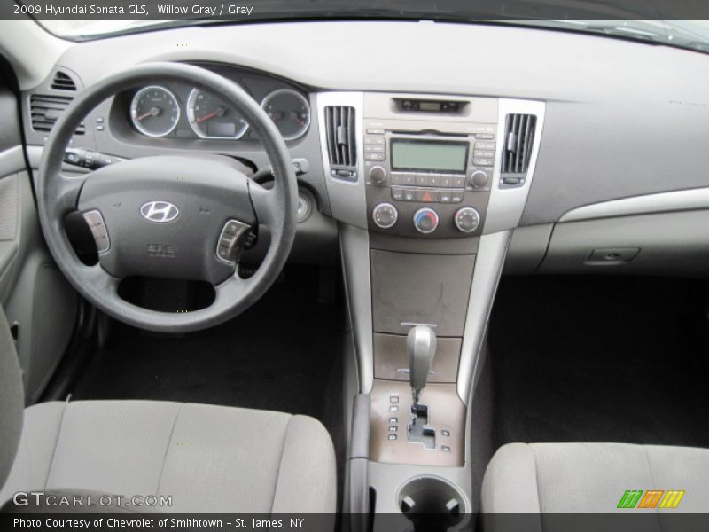 Willow Gray / Gray 2009 Hyundai Sonata GLS