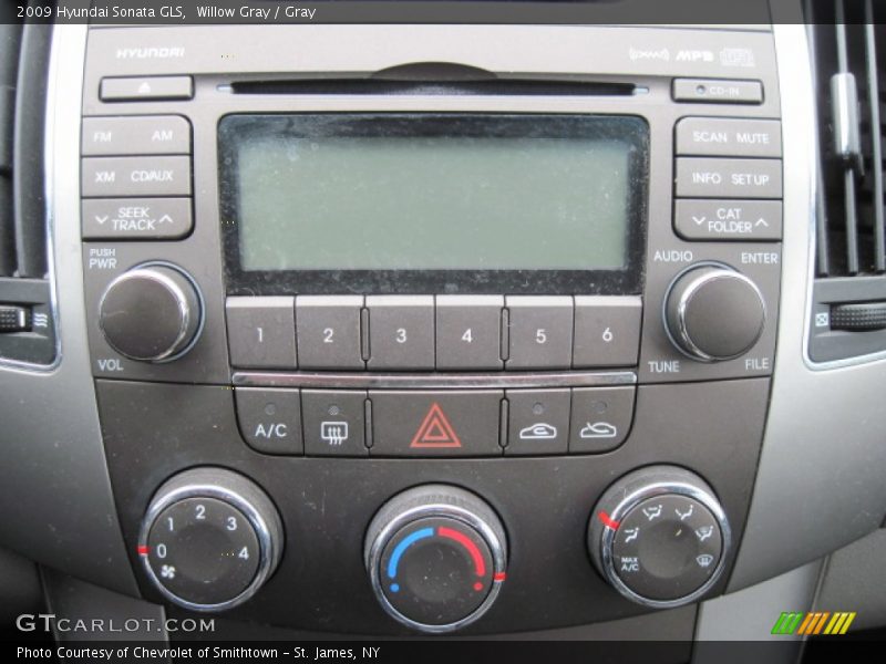 Willow Gray / Gray 2009 Hyundai Sonata GLS