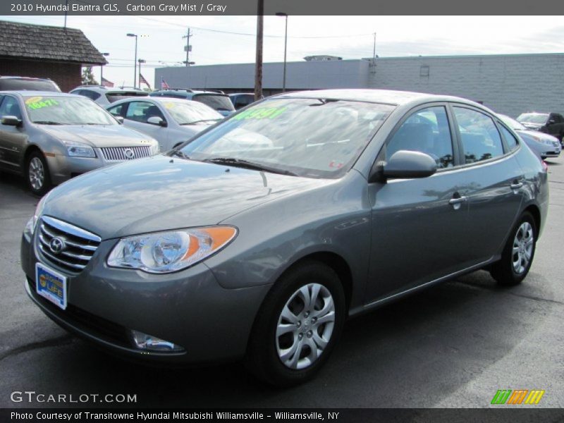 Carbon Gray Mist / Gray 2010 Hyundai Elantra GLS