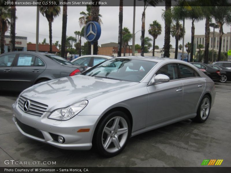 Iridium Silver Metallic / Black 2008 Mercedes-Benz CLS 550