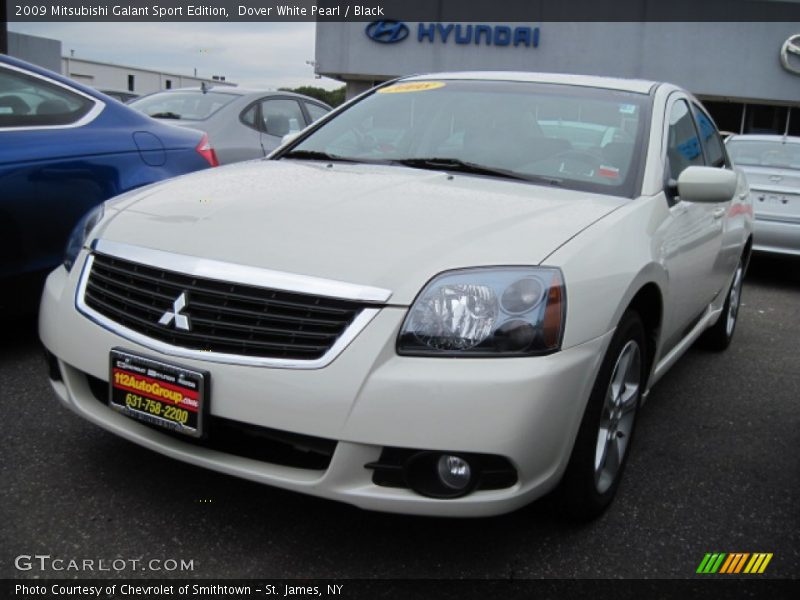Dover White Pearl / Black 2009 Mitsubishi Galant Sport Edition
