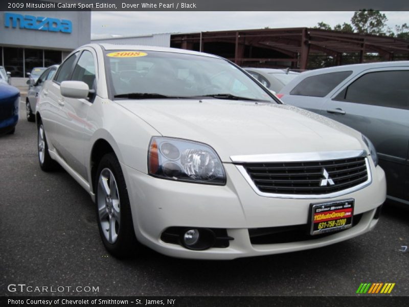 Dover White Pearl / Black 2009 Mitsubishi Galant Sport Edition