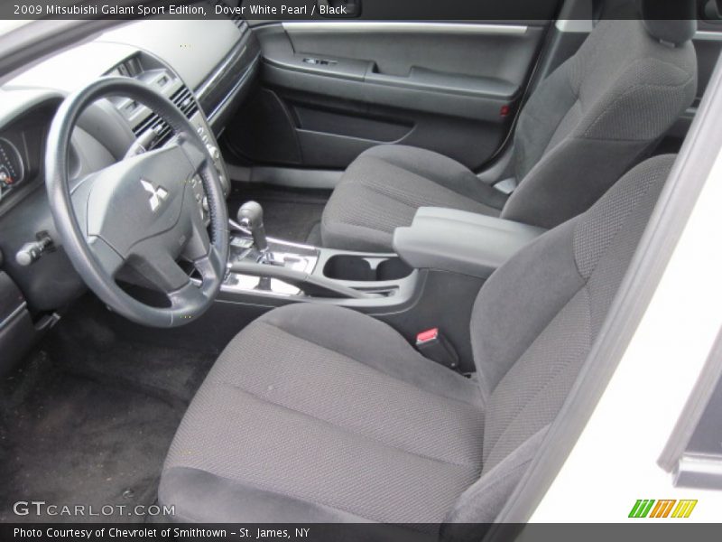 Dover White Pearl / Black 2009 Mitsubishi Galant Sport Edition