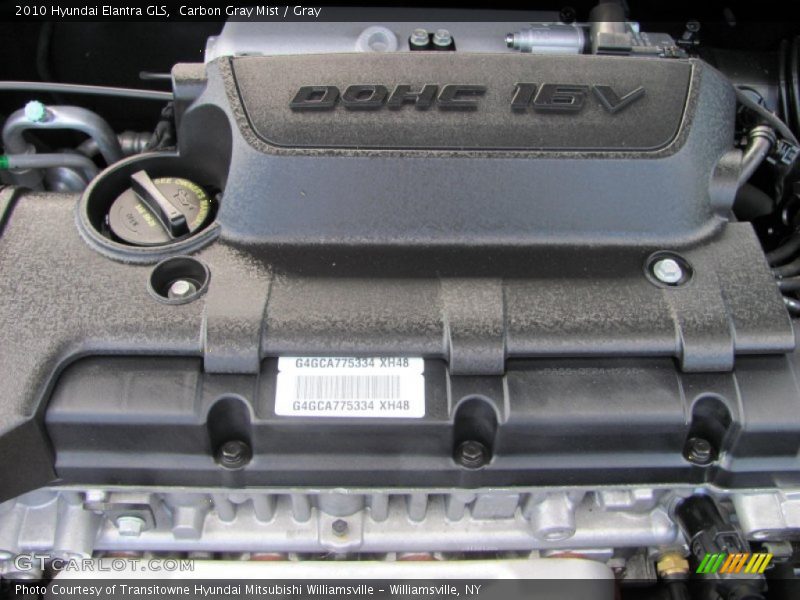 Carbon Gray Mist / Gray 2010 Hyundai Elantra GLS