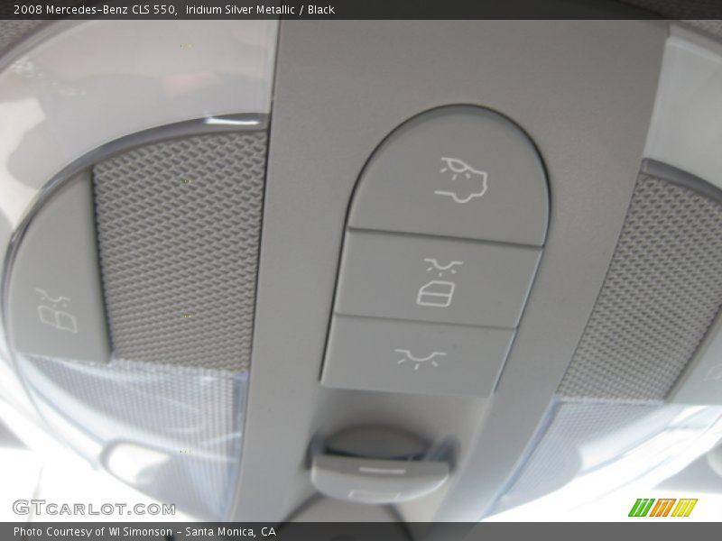 Iridium Silver Metallic / Black 2008 Mercedes-Benz CLS 550