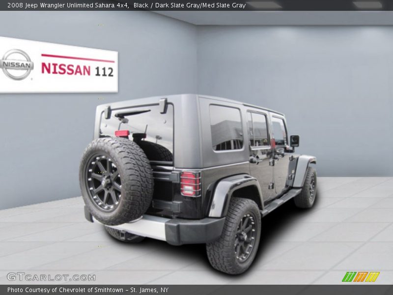 Black / Dark Slate Gray/Med Slate Gray 2008 Jeep Wrangler Unlimited Sahara 4x4