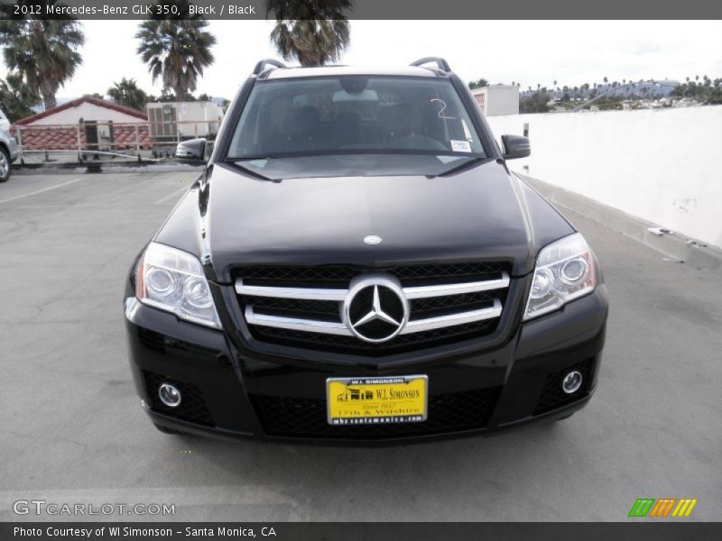 Black / Black 2012 Mercedes-Benz GLK 350