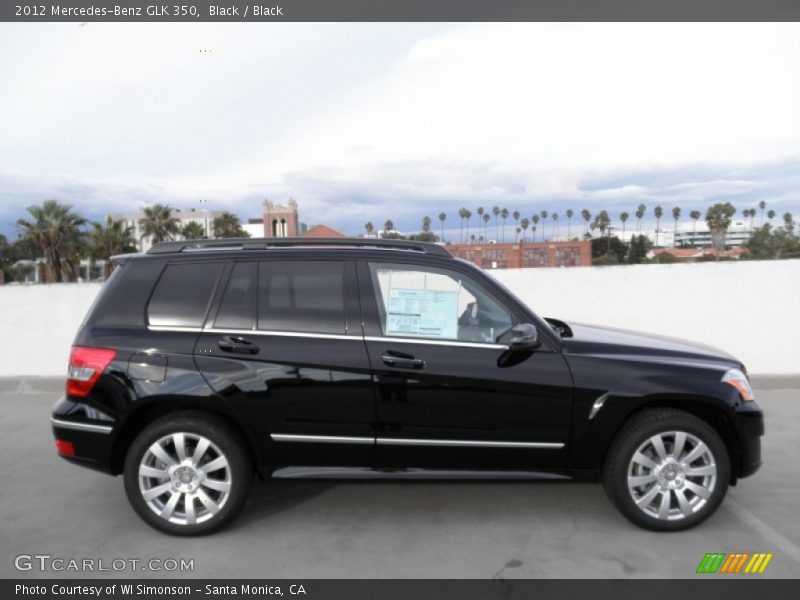 Black / Black 2012 Mercedes-Benz GLK 350
