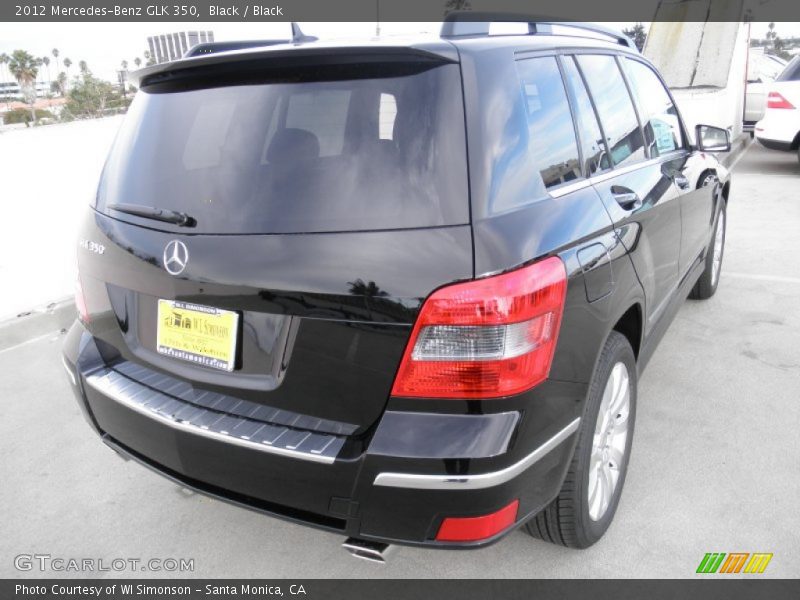 Black / Black 2012 Mercedes-Benz GLK 350