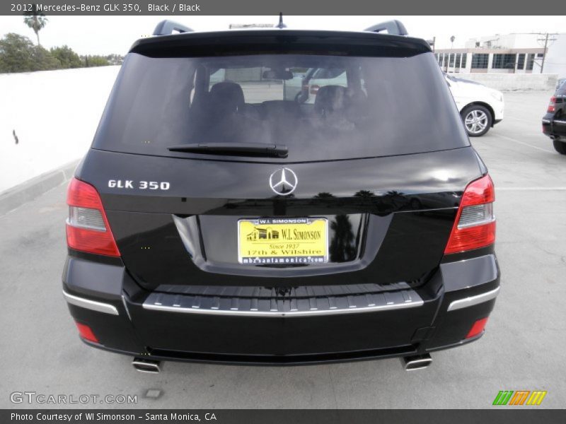 Black / Black 2012 Mercedes-Benz GLK 350