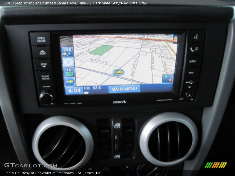 Black / Dark Slate Gray/Med Slate Gray 2008 Jeep Wrangler Unlimited Sahara 4x4