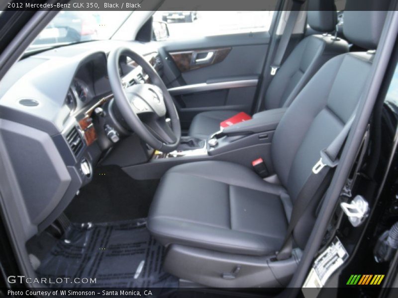Black / Black 2012 Mercedes-Benz GLK 350