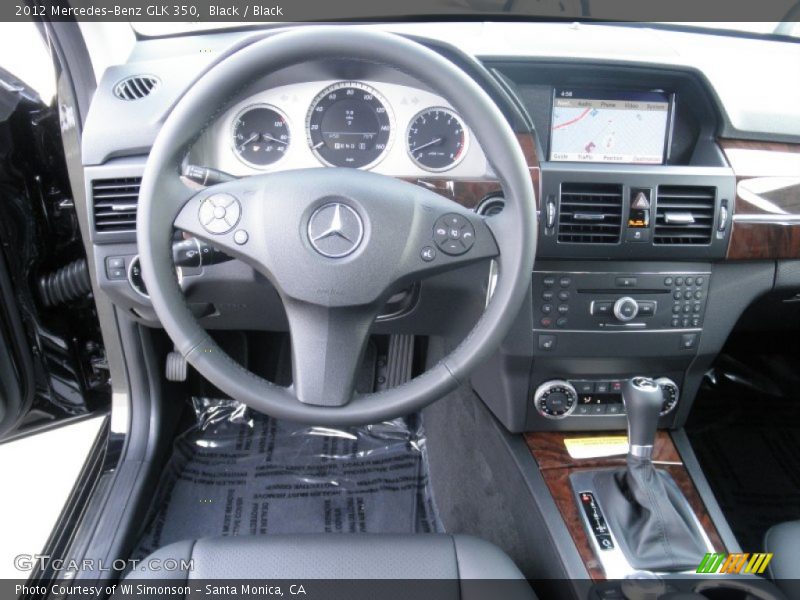 Black / Black 2012 Mercedes-Benz GLK 350