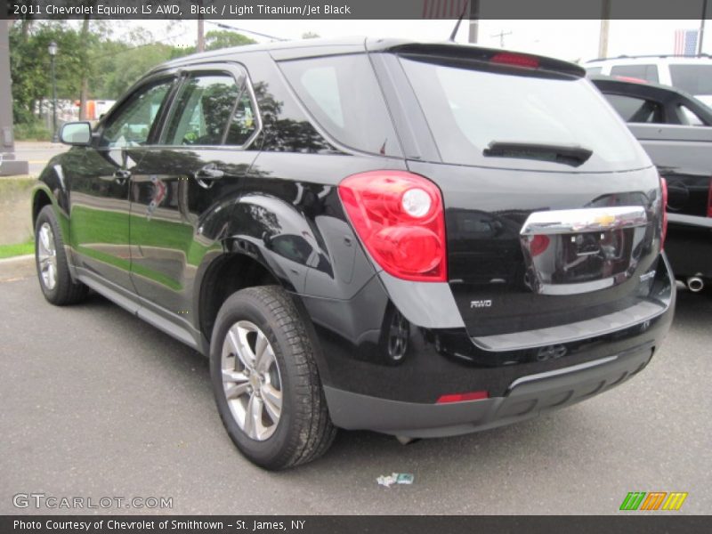 Black / Light Titanium/Jet Black 2011 Chevrolet Equinox LS AWD