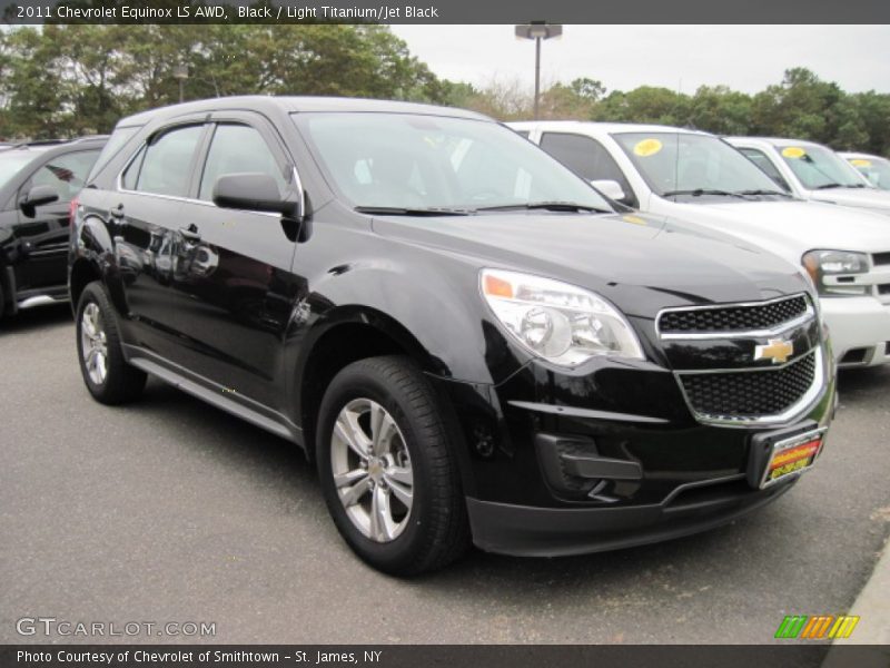 Black / Light Titanium/Jet Black 2011 Chevrolet Equinox LS AWD
