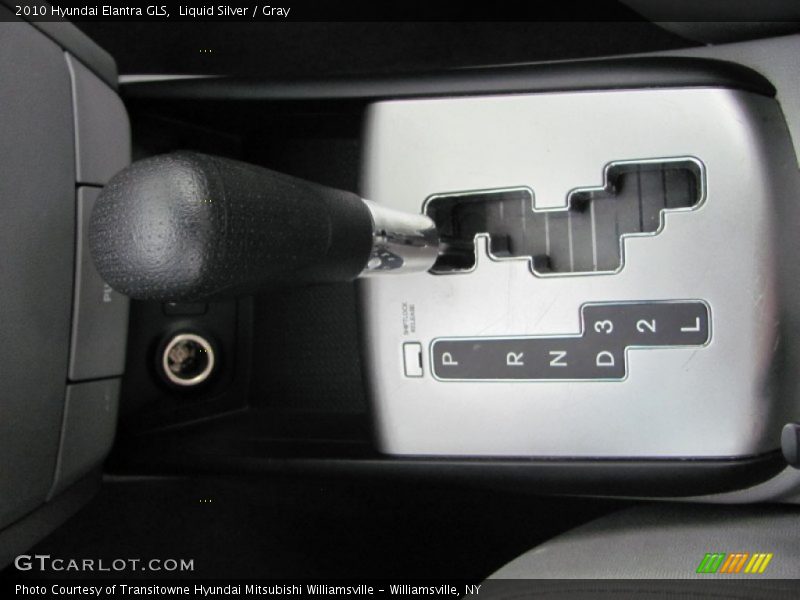 Liquid Silver / Gray 2010 Hyundai Elantra GLS