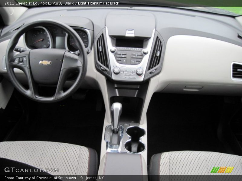 Black / Light Titanium/Jet Black 2011 Chevrolet Equinox LS AWD