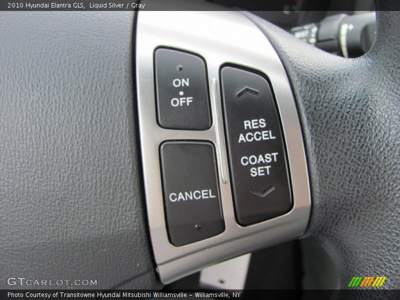 Liquid Silver / Gray 2010 Hyundai Elantra GLS