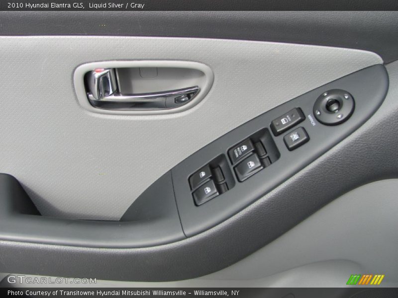 Liquid Silver / Gray 2010 Hyundai Elantra GLS
