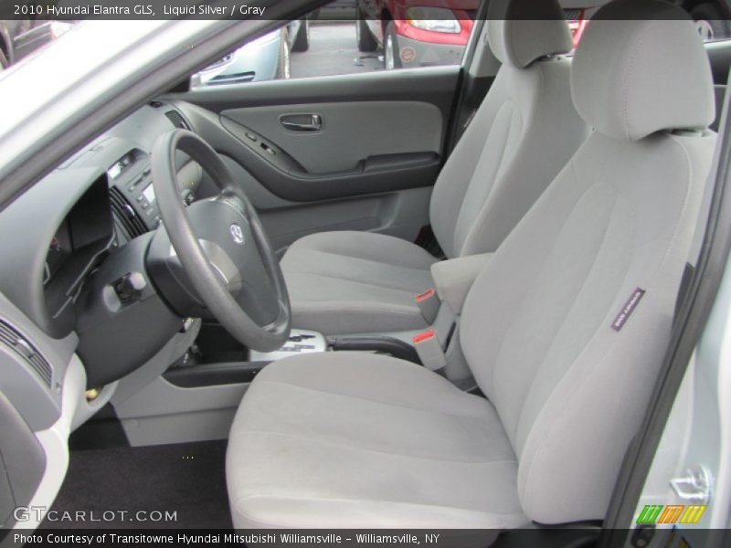 Liquid Silver / Gray 2010 Hyundai Elantra GLS
