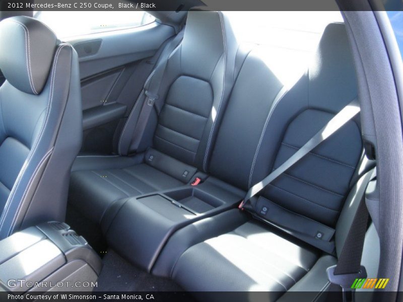  2012 C 250 Coupe Black Interior