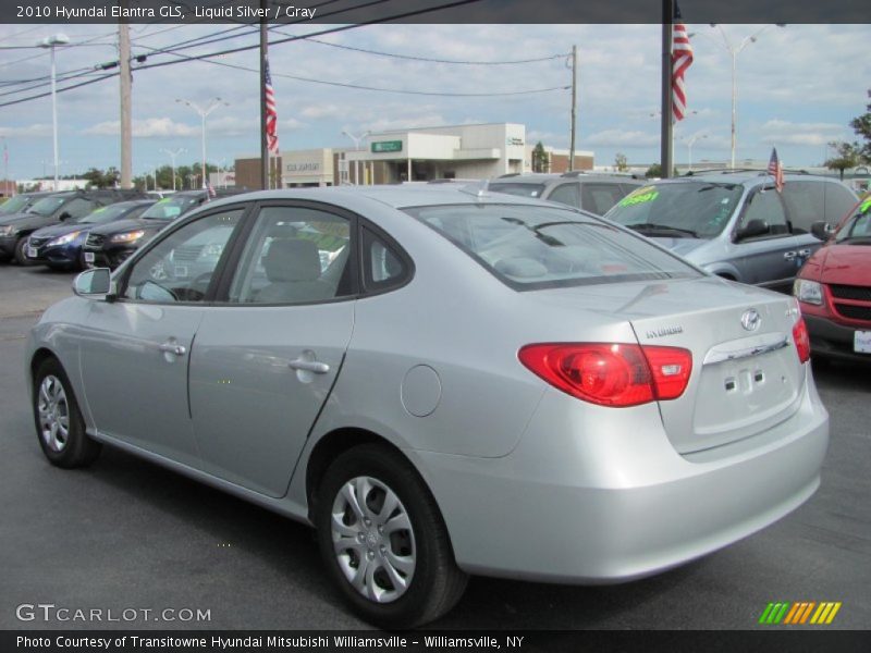 Liquid Silver / Gray 2010 Hyundai Elantra GLS