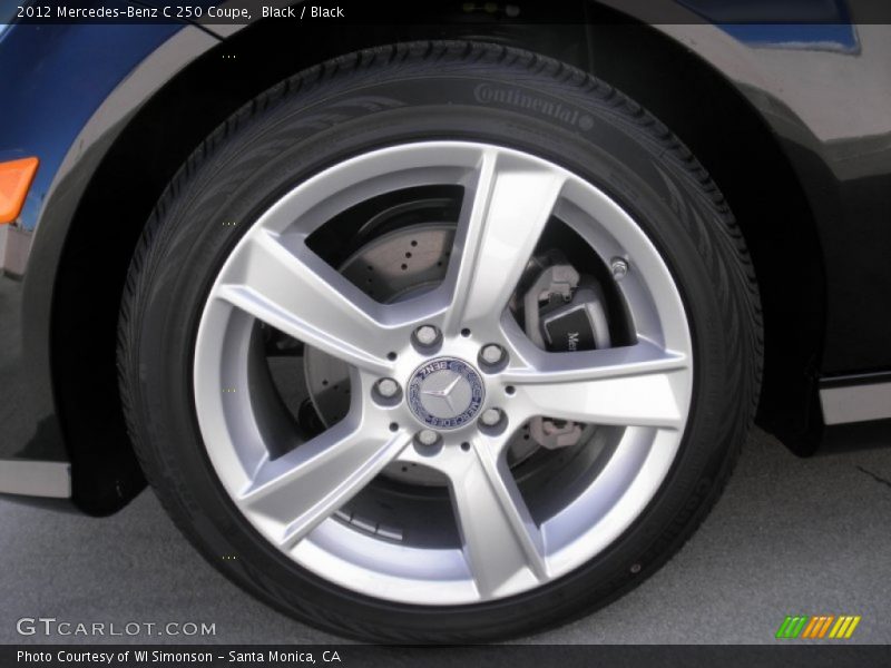  2012 C 250 Coupe Wheel